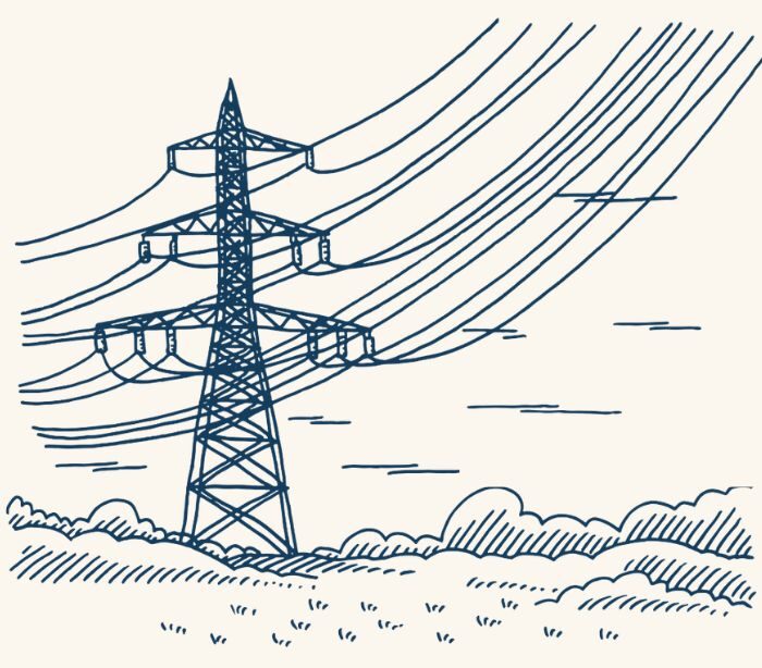 Transmission Lines Illustration