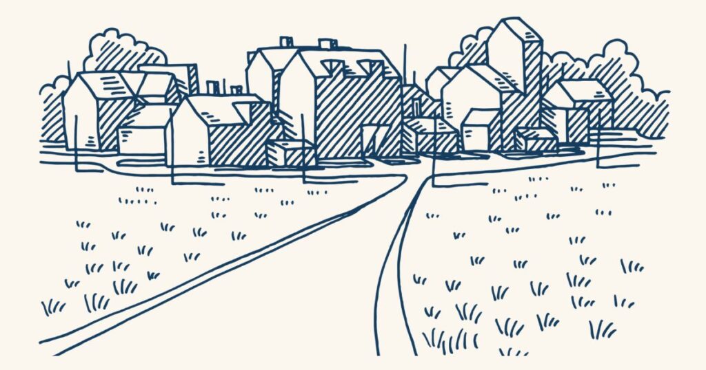 Rural town in West Virginia